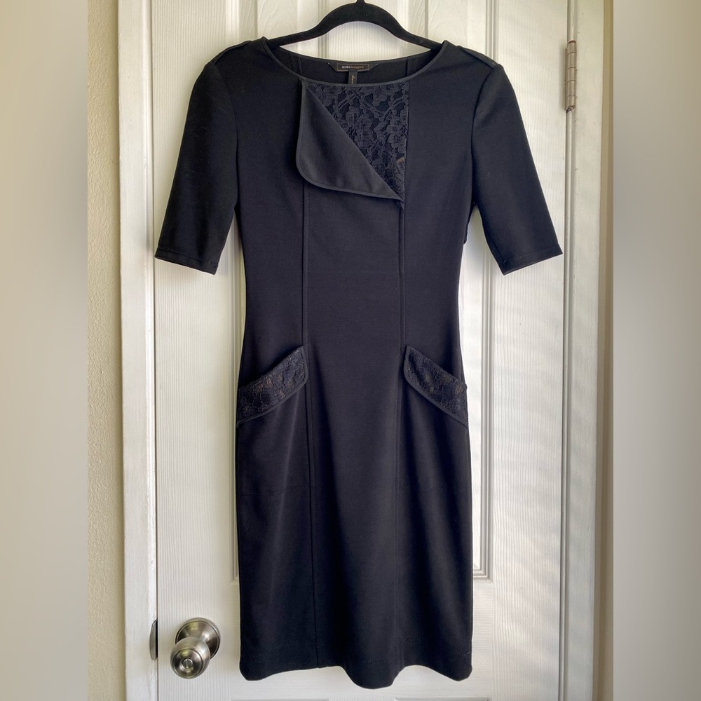 BCBG MAX AZRIA Hansel Lace Insert Dress
